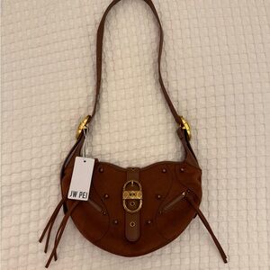 JW PEI Brown Tessa Crushed Shoulder Bag NWT new with tags